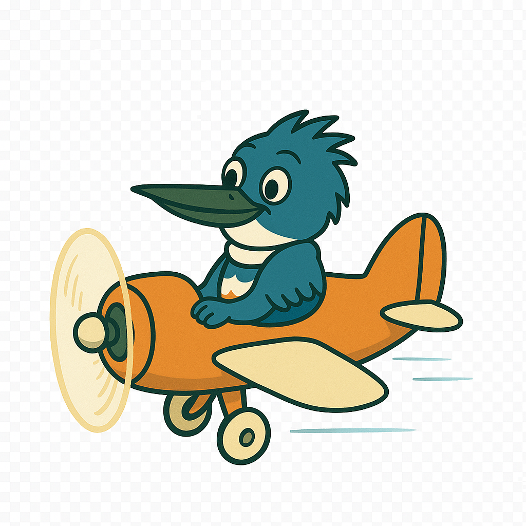 Kingfisher mascot